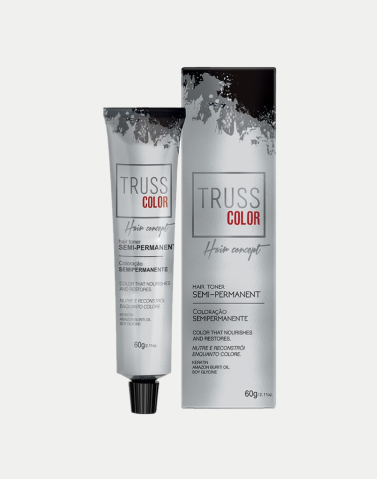 TINTE TRUSS SEMI PERMANENTE MEDIUM ASH BLONDE 7.1 60g
