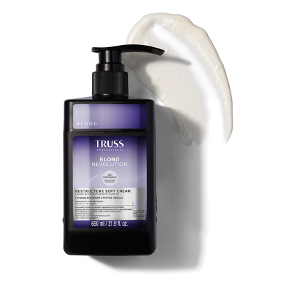 TRUSS CREMA SUAVE RESTRUCTURANTE BLOND REVOLUTION 650ML - Kokoro MX