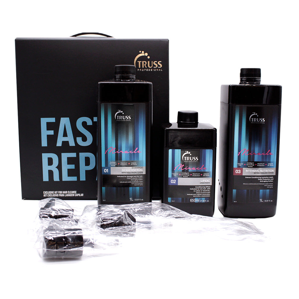 TRUSS Kit Tratamiento Fast Repair Miracle 3 Pasos