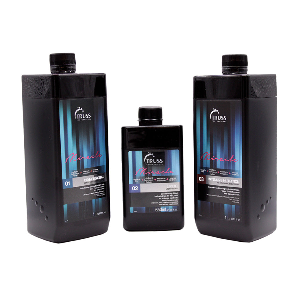 TRUSS Kit Tratamiento Fast Repair Miracle 3 Pasos - Kokoro MX