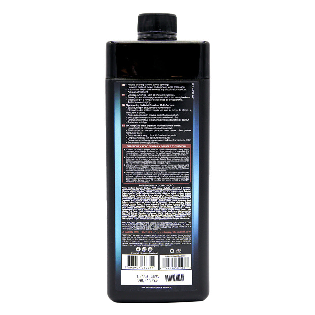 TRUSS No Metal Equalizer Shampoo 1000ml - Kokoro MX