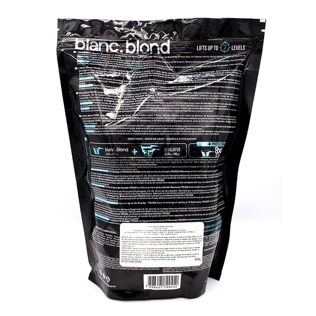 TRUSS Blanc Blond Lightening Powder Dust Free 500g - Kokoro MX